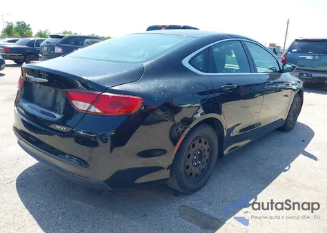 2015 Chrysler 200 Lx from USA, damaged, VIN 1C3CCCFB0FN698561